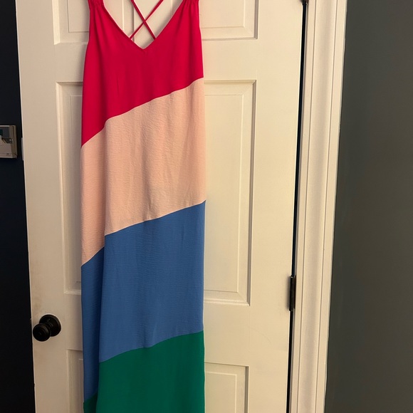 Colorblock Maxi Dress - Picture 2 of 2